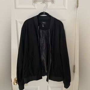 Mens Black Bomber Jacket
